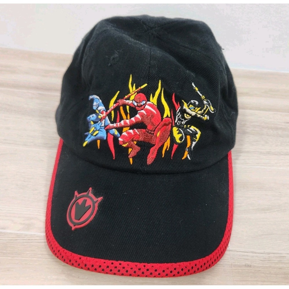 Power Rangers Baseball Style Cap Sz: Youth Disney Store, Adjustable Hat Cotton